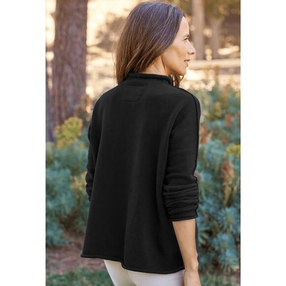 Frank and Eileen Monterey Sweater in Black size L large - Picture 5 of 5